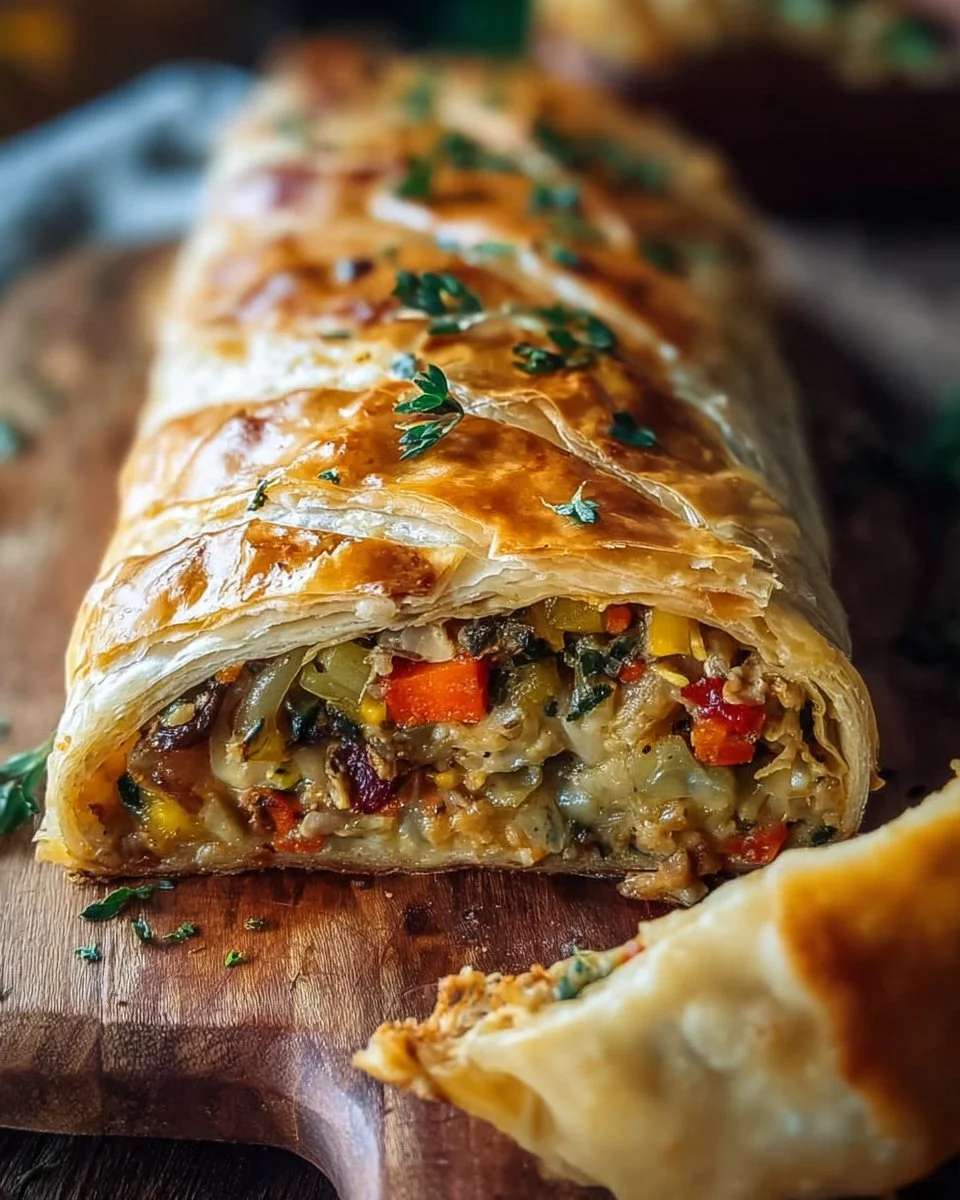Easter Savory Vegetable Strudel