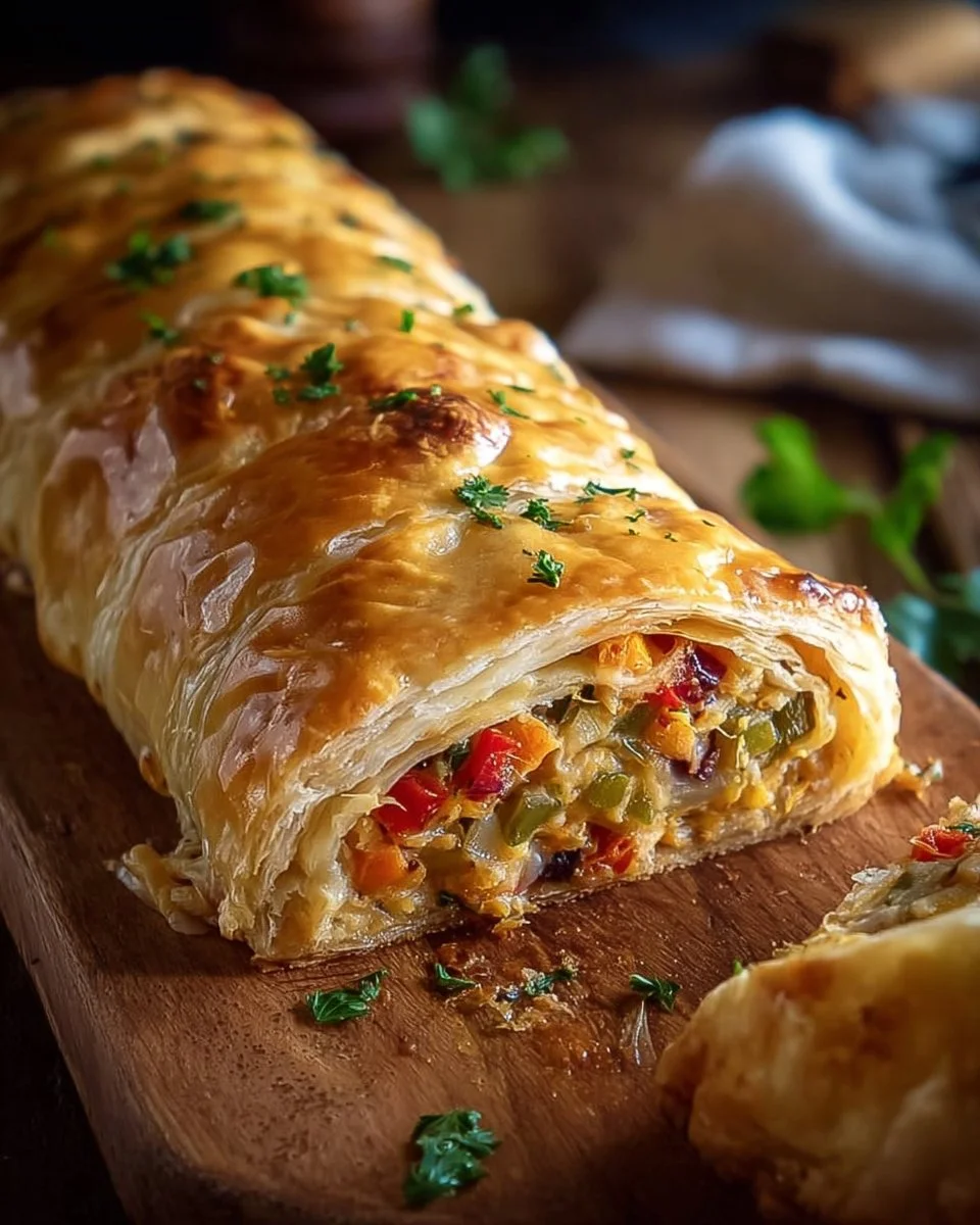 Easter Savory Vegetable Strudel