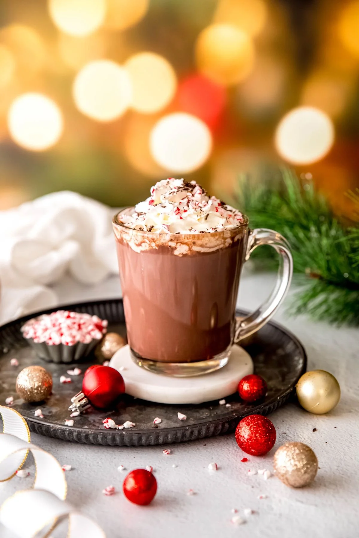 Easy Peppermint Hot Chocolate