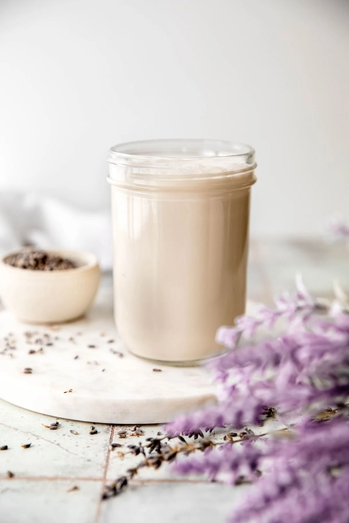 Homemade Lavender Creamer