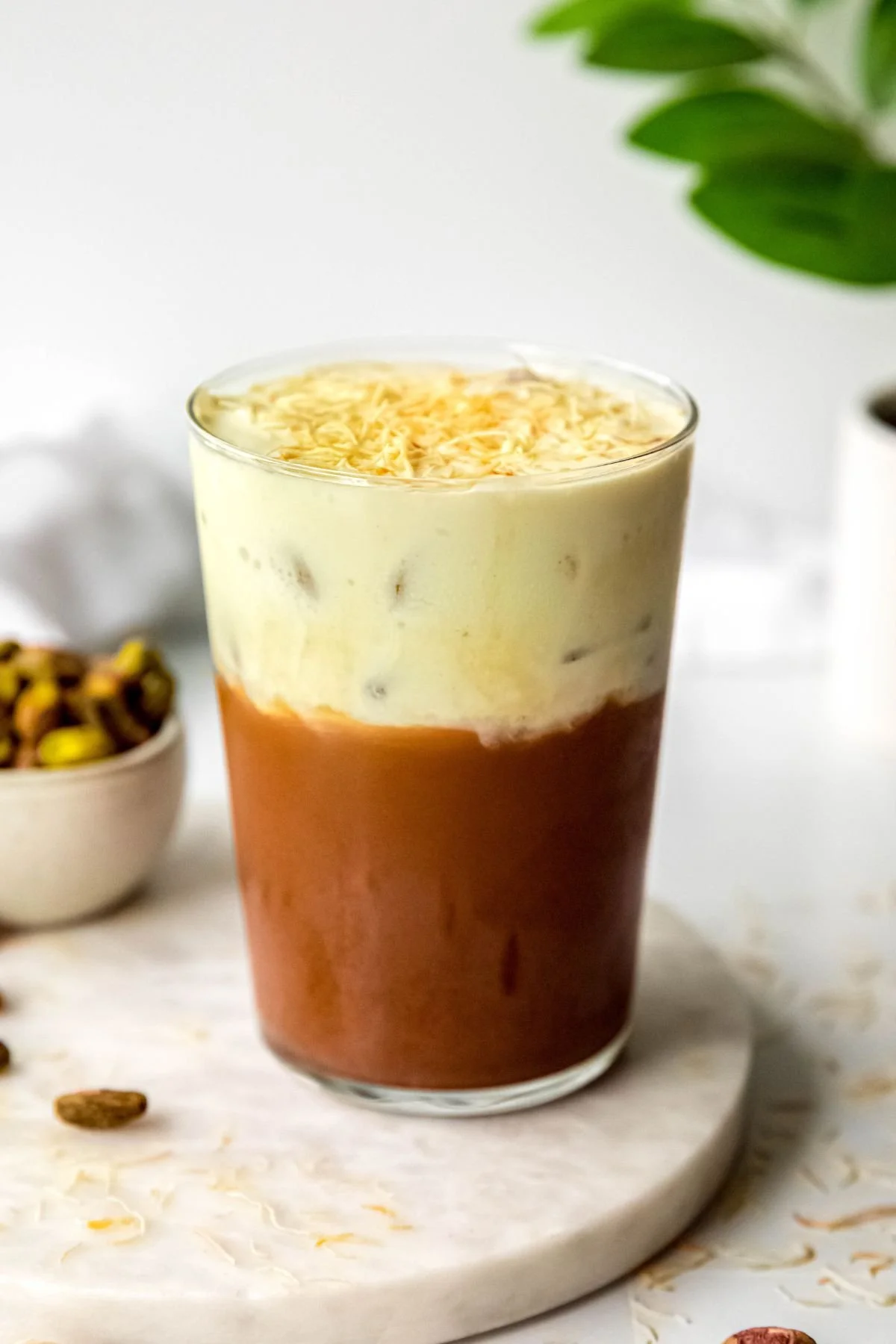 Iced Dubai Chocolate Mocha Starbucks Copycat