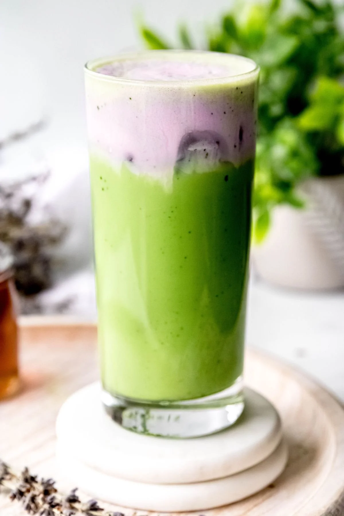 Iced Lavender Cream Oat Milk Matcha (Starbucks Copycat)