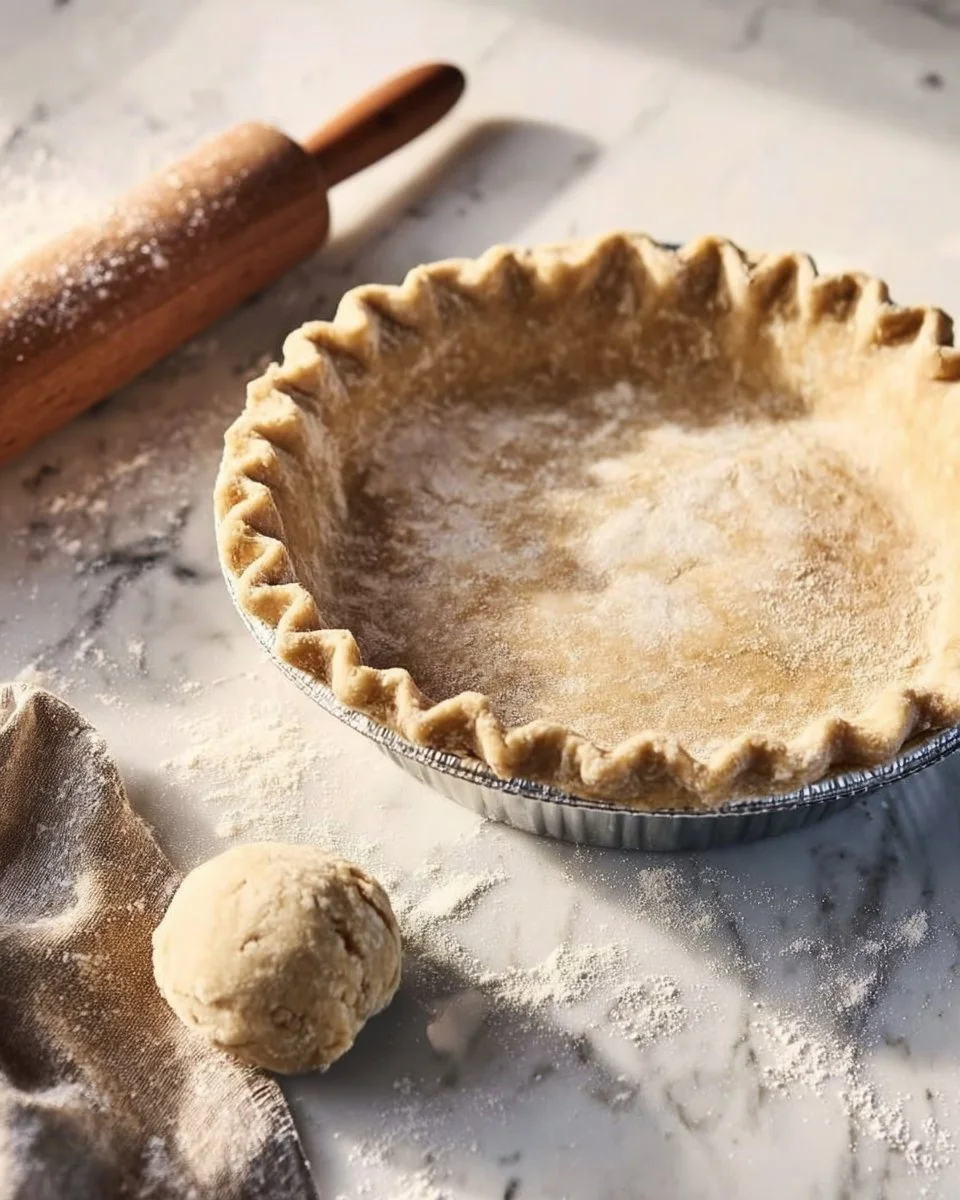 Keto-friendly pie crust made with low-carb ingredients