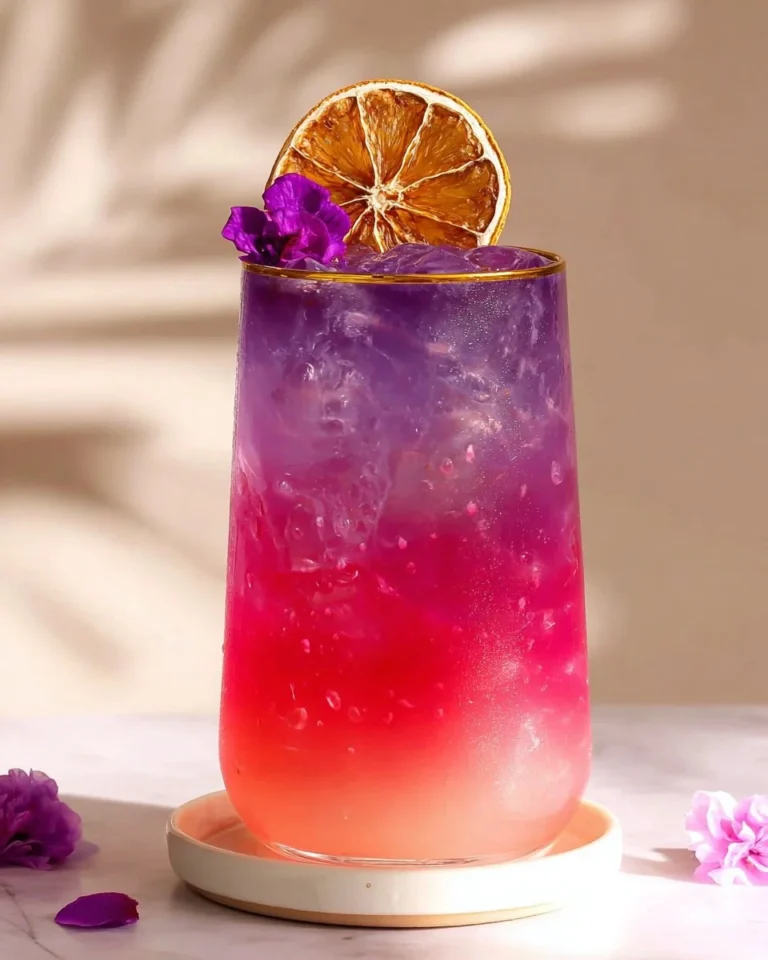 Raspberry and lemon kombucha mocktails served in glass cups