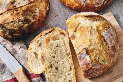 No-Knead Crusty Bread