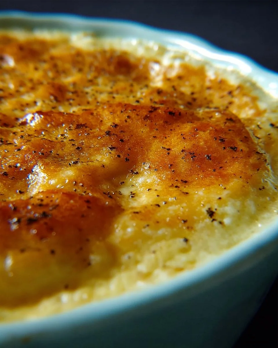 Delicious Potato Egg Casserole baked with cheese and spices