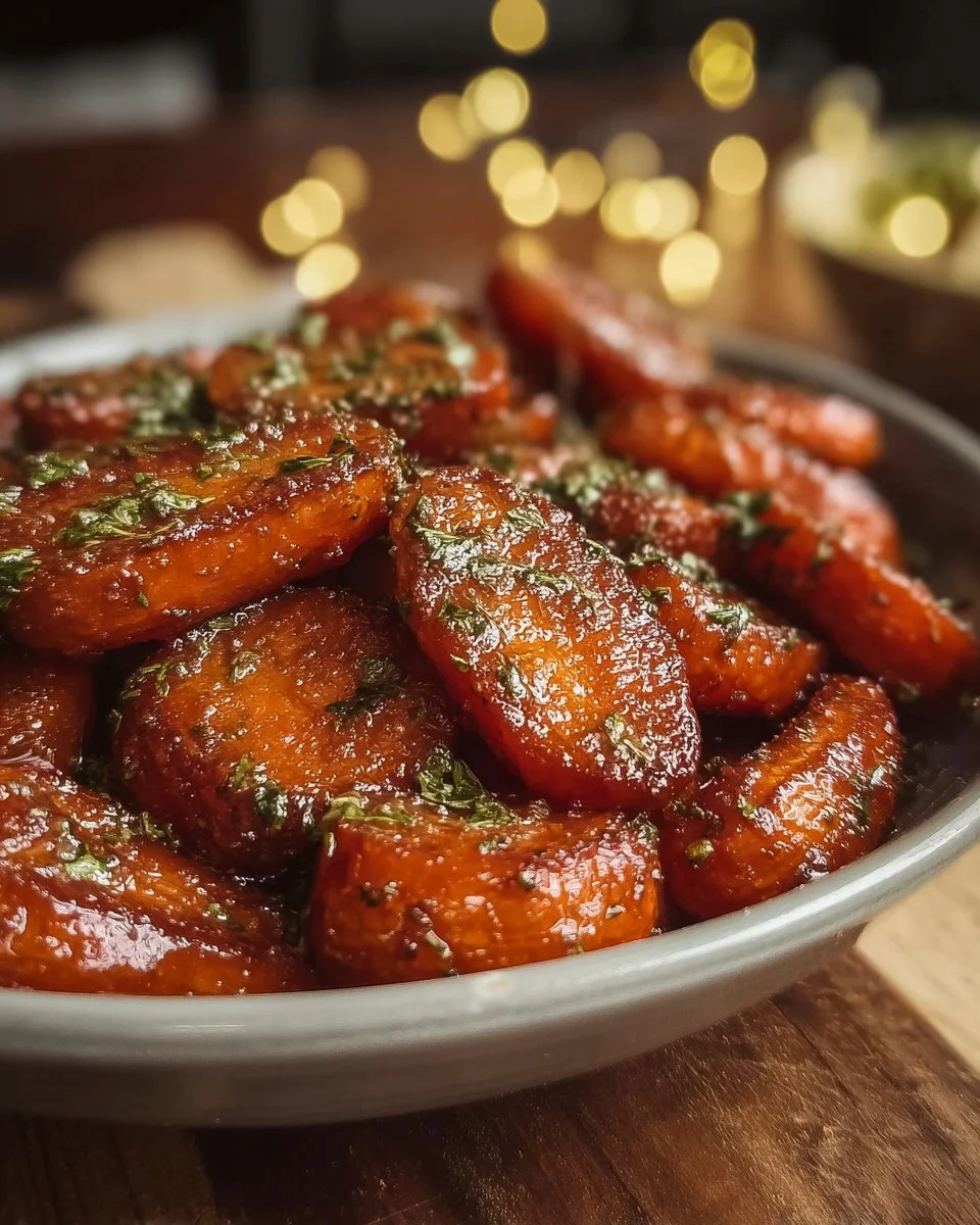Savory Brown Sugar Glazed Carrots