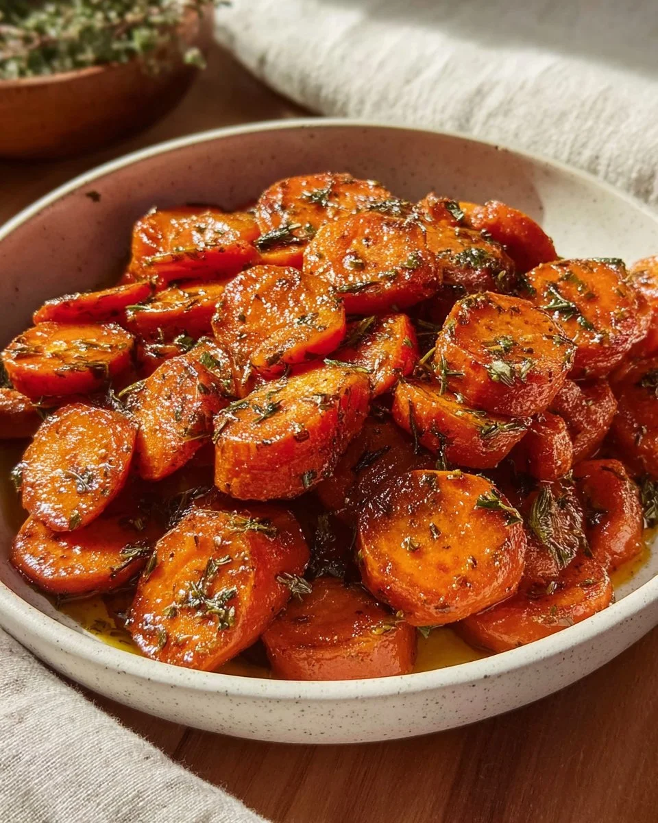 Savory Brown Sugar Glazed Carrots