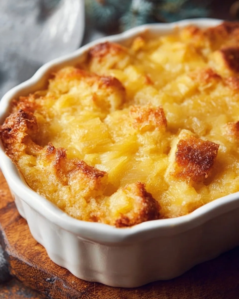 Scalloped Pineapple Casserole