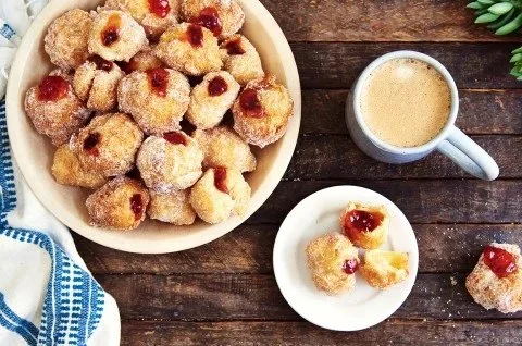 Shortcut Choux Jelly Doughnut Holes