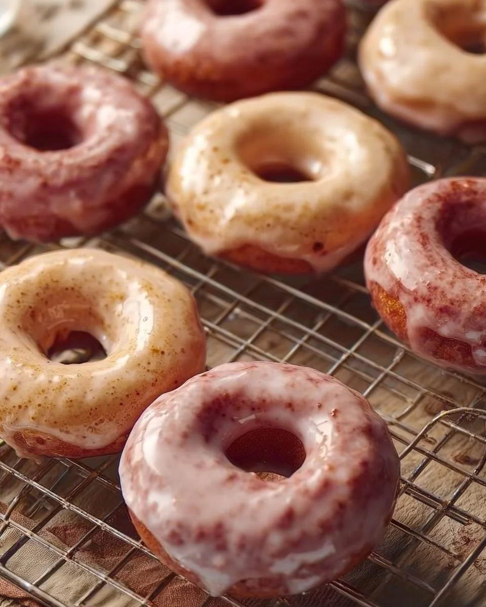 Delicious homemade sourdough doughnuts sprinkled with sugar