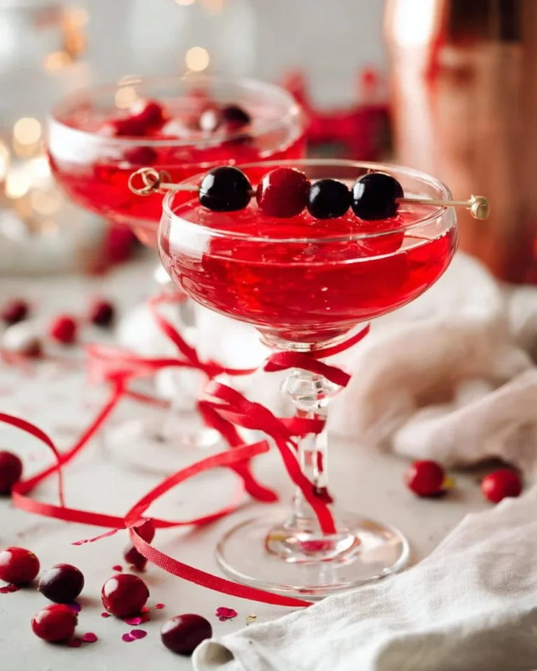 Refreshing Sparkling Amaretto Punch served in glasses at a festive gathering