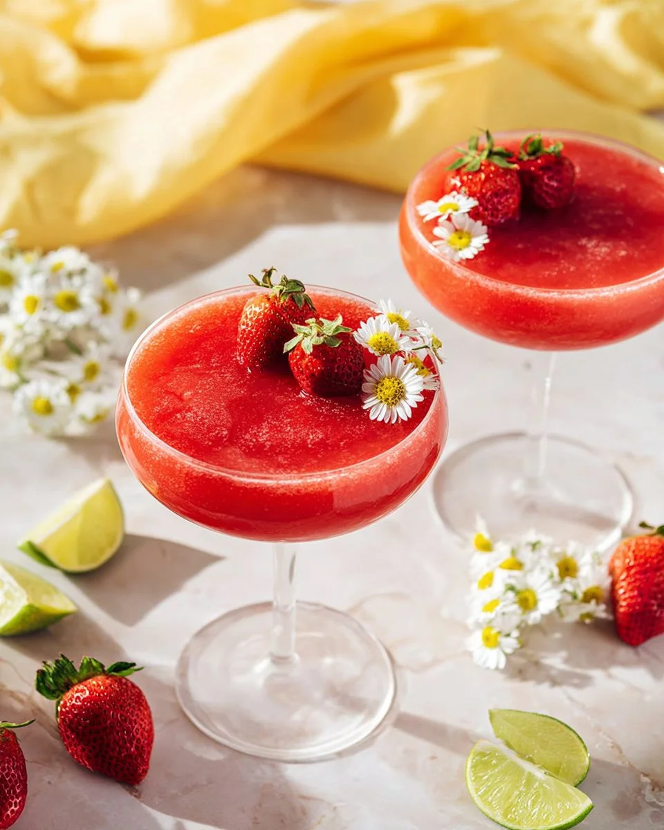 The Best Virgin Strawberry Daiquiri