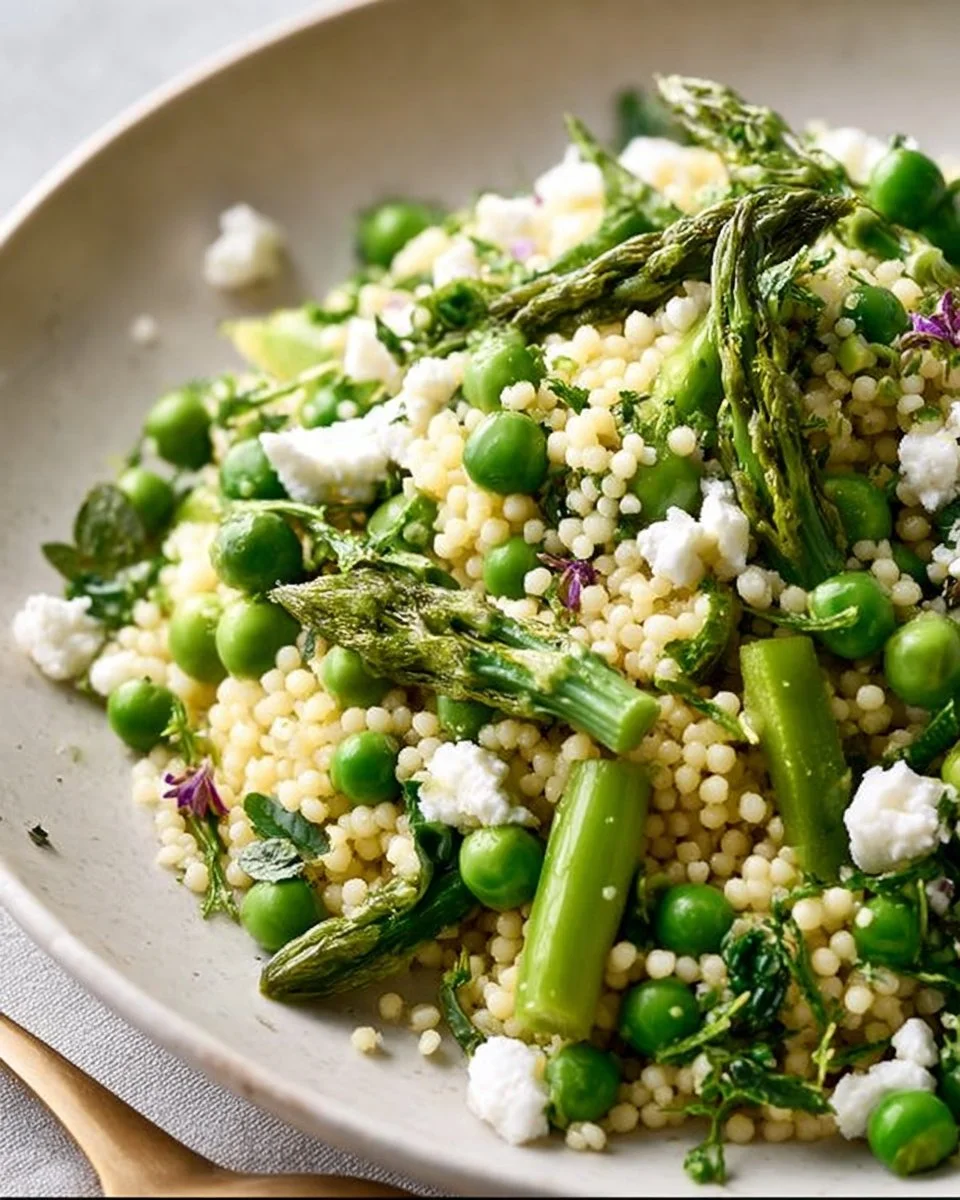 Vibrant Easter Spring Couscous Salad