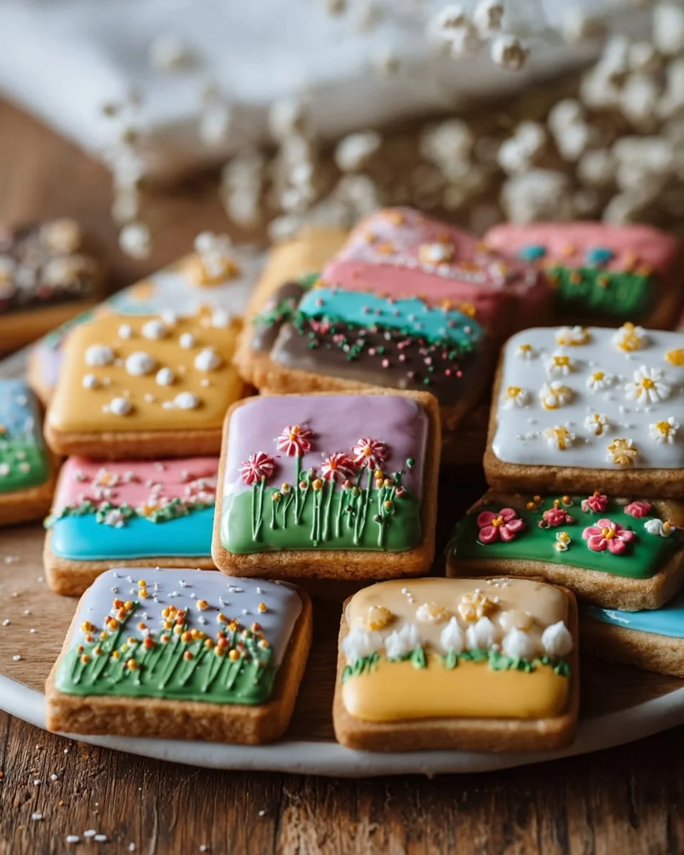 29 Square Cookie Decorating Ideas That Are Fun and Modern
