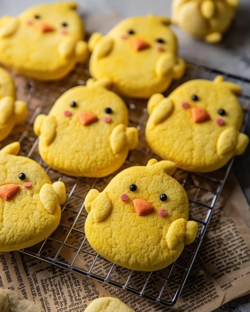 Easy Chick Cookies