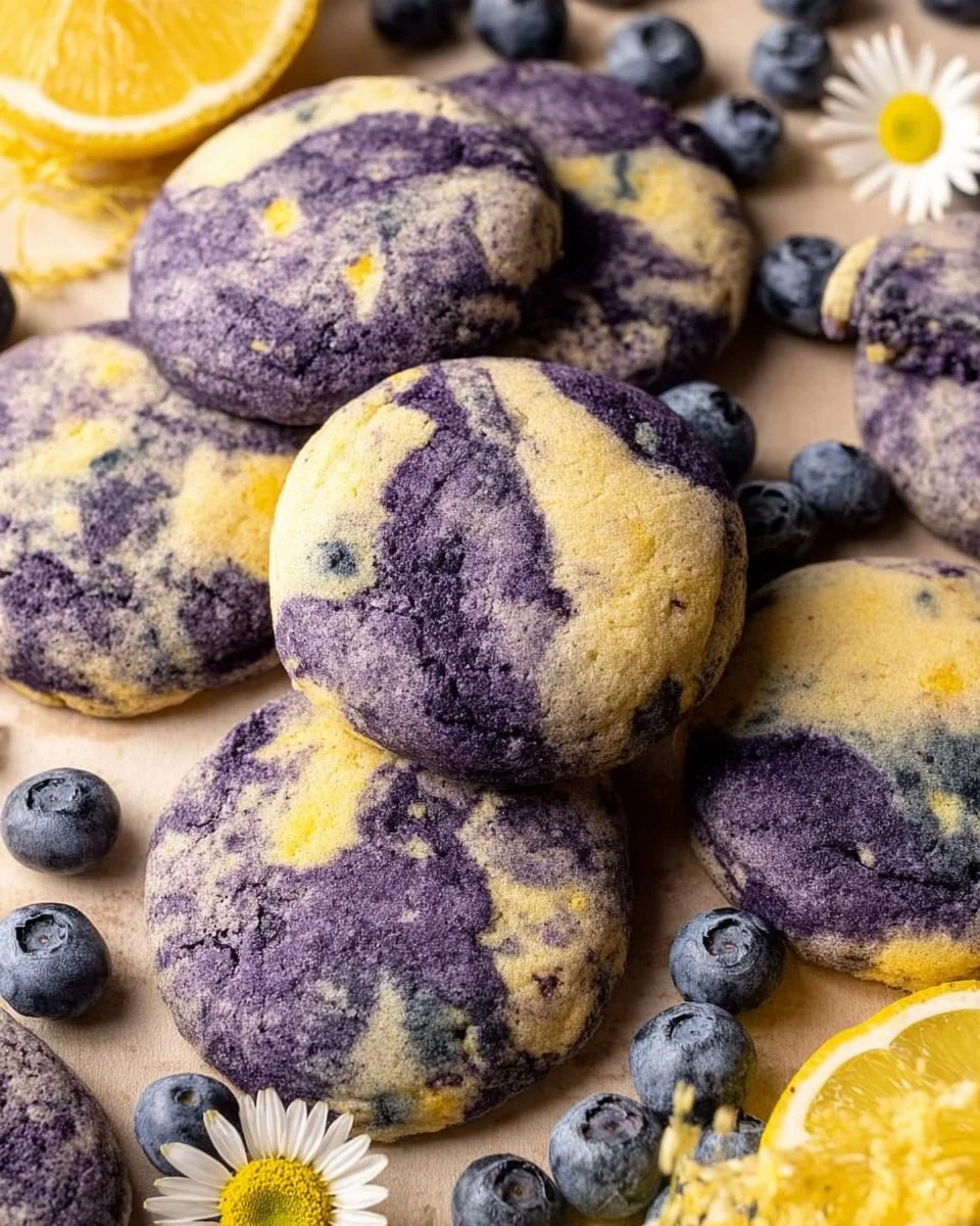 Lemon Blueberry Cheesecake Cookies