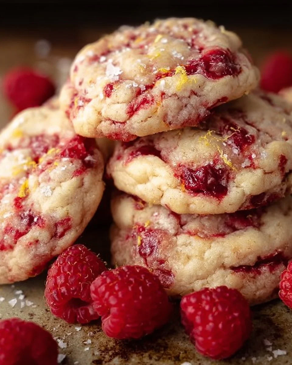 Lemon Raspberry Cookies