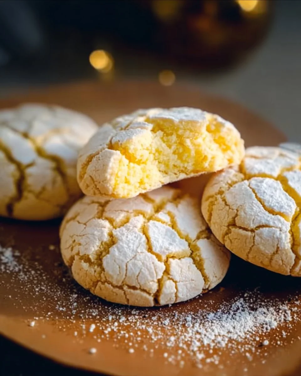 Springtime Crinkle Cookies Recipe